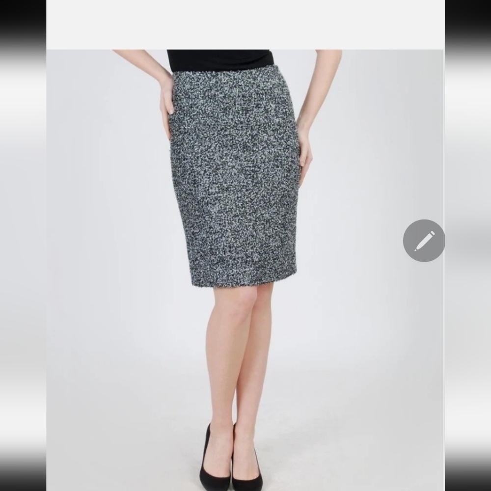 Tommy Hilfiger Black and White Pencil Skirt